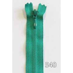 YKK kjolelynls, m/drbe, vendt spiral, ikke delbar 4 mm, 40 - 60 cm lang