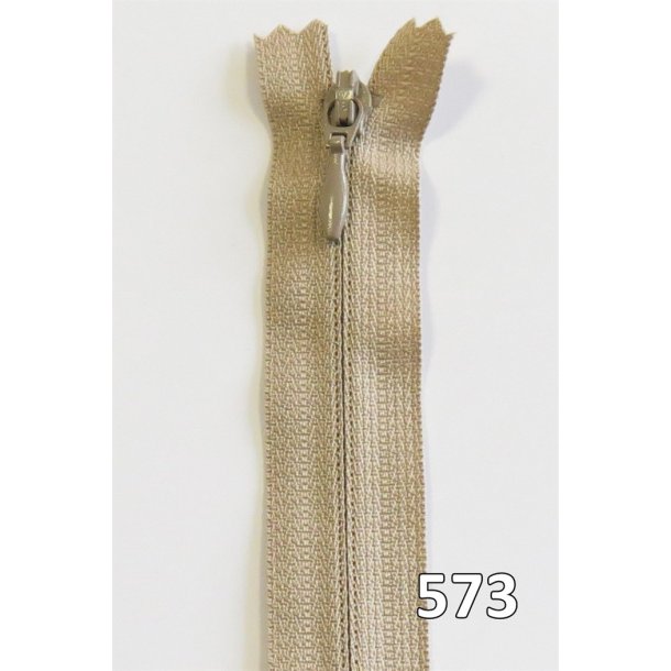 YKK kjolelynls, m/drbe, vendt spiral, ikke delbar 4 mm, 40 - 60 cm lang