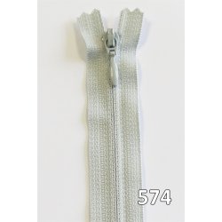 YKK kjolelynls, m/drbe, vendt spiral, ikke delbar 4 mm, 40 - 60 cm lang