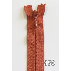 YKK kjolelynls, m/drbe, vendt spiral, ikke delbar 4 mm, 40 - 60 cm lang