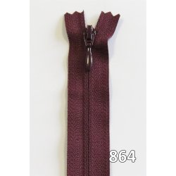 YKK kjolelynls, m/drbe, vendt spiral, ikke delbar 4 mm, 40 - 60 cm lang