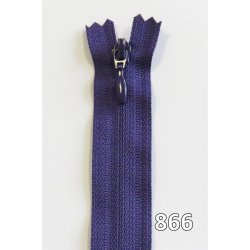 YKK kjolelynls, m/drbe, vendt spiral, ikke delbar 4 mm, 40 - 60 cm lang