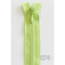 YKK kjolelynls, m/drbe, vendt spiral, ikke delbar 4 mm, 40 - 60 cm lang