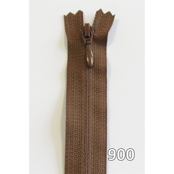 YKK kjolelynls, m/drbe, vendt spiral, ikke delbar 4 mm, 40 - 60 cm lang