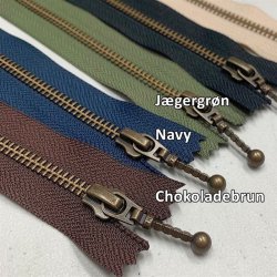 YKK Lynls til Zipper Sweater -  20 eller 35 cm lang