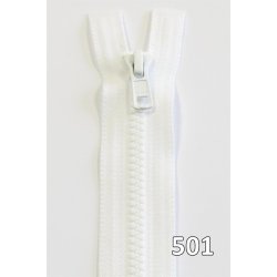 YKK lynl�s Vislon/Delrin, delbar, 6mm,  45 - 60 cm lang