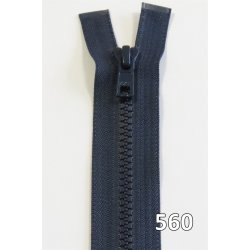 YKK lynl�s Vislon/Delrin, delbar, 6mm,  45 - 60 cm lang