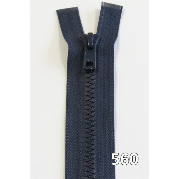 YKK lynl�s Vislon/Delrin, delbar, 6mm,  45 - 60 cm lang