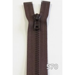 YKK lynl�s Vislon/Delrin, delbar, 6mm,  45 - 60 cm lang