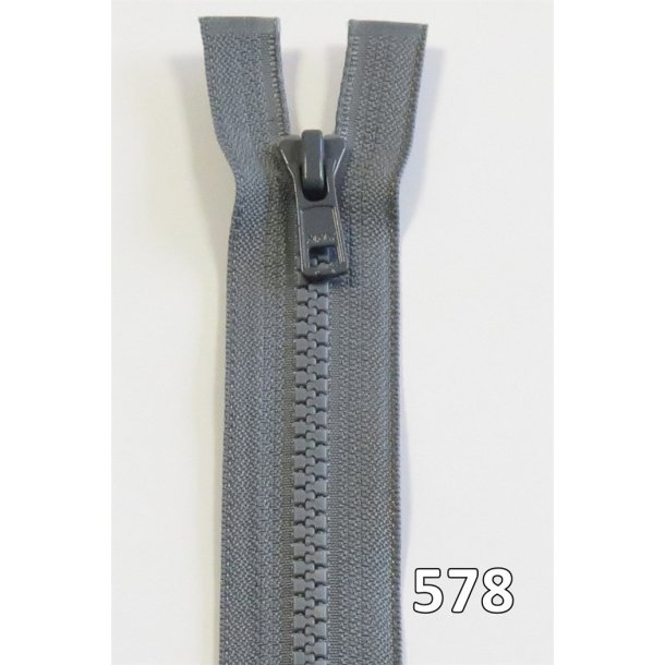 YKK lynl�s Vislon/Delrin, delbar, 6mm,  45 - 60 cm lang