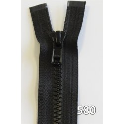 YKK lynl�s, Vislon/Delrin, delbar, 2-vejs, 6 mm 75 - 110 cm lang