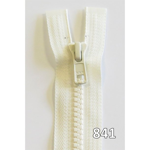 YKK lynl�s, Vislon/Delrin, delbar, 2-vejs, 6 mm 75 - 110 cm lang