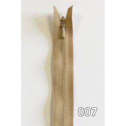 YKK usynlig lynl�s, spiral, ikke delbar 4 mm, 23 cm