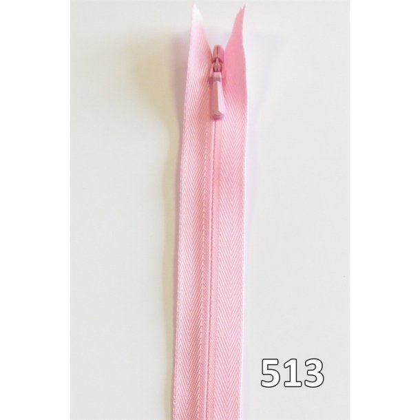 YKK usynlig lynl�s, spiral, ikke delbar 4 mm, 23 cm