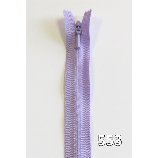 YKK usynlig lynl�s, spiral, ikke delbar 4 mm, 23 cm