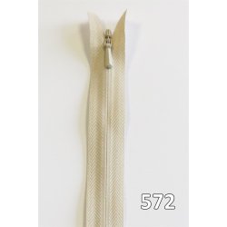 YKK usynlig lynl�s, spiral, ikke delbar 4 mm, 23 cm