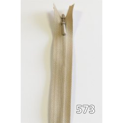 YKK usynlig lynl�s, spiral, ikke delbar 4 mm, 23 cm