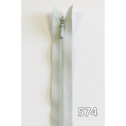 YKK usynlig lynl�s, spiral, ikke delbar 4 mm, 23 cm