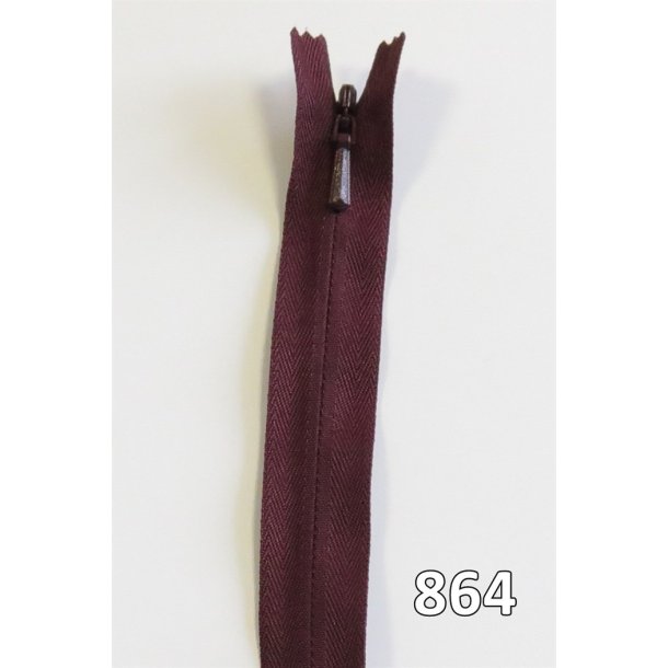 YKK usynlig lynl�s, spiral, ikke delbar 4 mm, 23 cm