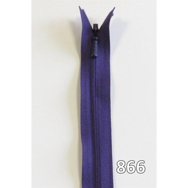 YKK usynlig lynl�s, spiral, ikke delbar 4 mm, 23 cm