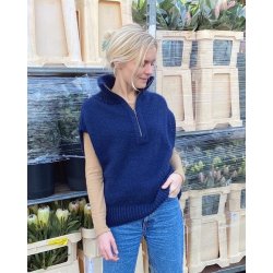 Zipper Slipover - strikkeopskrift fra PetiteKnit