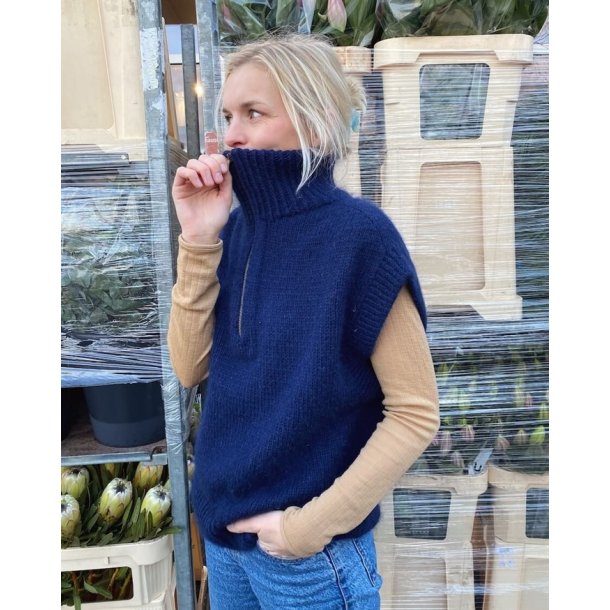 Zipper Slipover - strikkeopskrift fra PetiteKnit