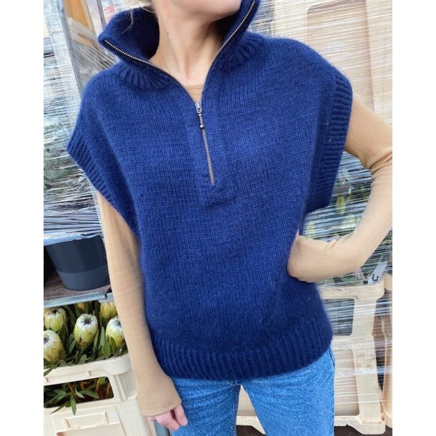 Zipper Slipover - strikkeopskrift fra PetiteKnit