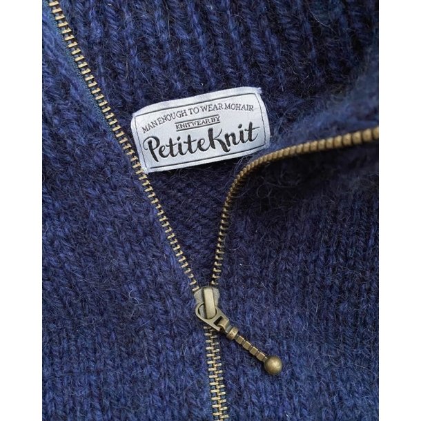 Zipper Sweater - Man - strikkeopskrift fra PetiteKnit