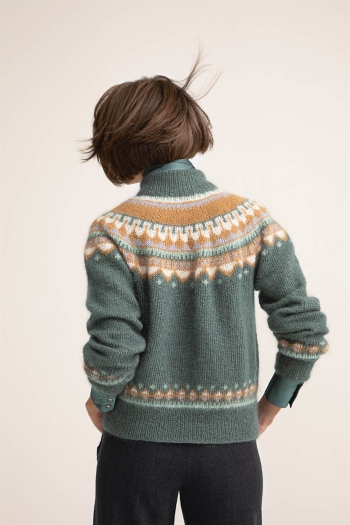 Tema 70: Genser/sweater - strikkekit fra Sandnes