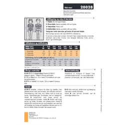 Onion 20028 - Tunika-kjole, overdel og buks. Snitmnster