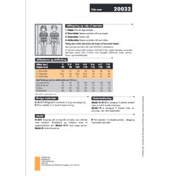 Onion 20032 - Sl-om top, kjole og nederdel. Snitmnster