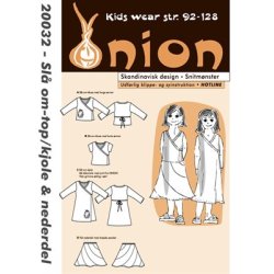 Onion 20032 - Sl-om top, kjole og nederdel. Snitmnster