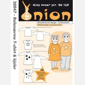 Onion 20047 - Raglanrme T-shirt og kjole. Snitmnster